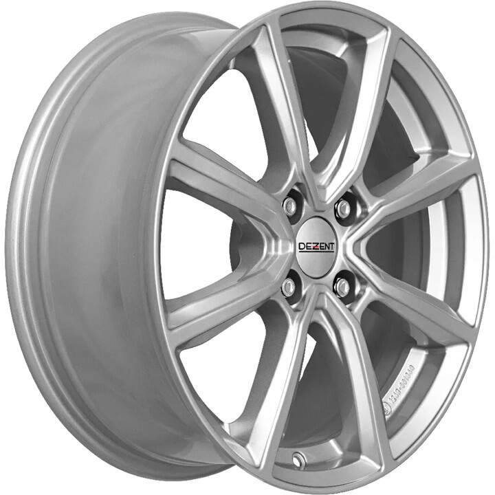 Dezent - TN silver 7x17 ET47.5 - LK4/108 ML63.4 | ROUGHBULL RACING