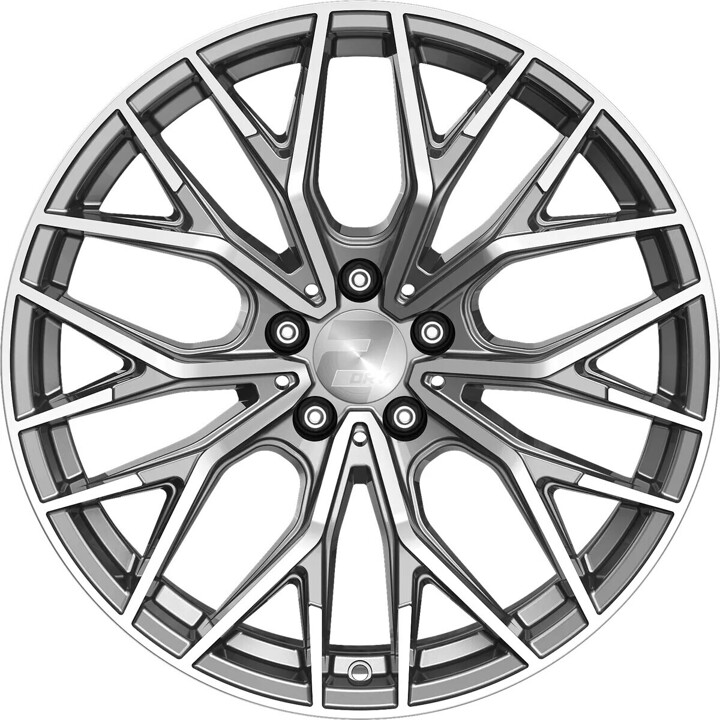 2DRV - WH37 daytona grau hochglanzpoliert 8.5x19 ET46 - LK5/114.3 ML72.6 | ROUGHBULL RACING