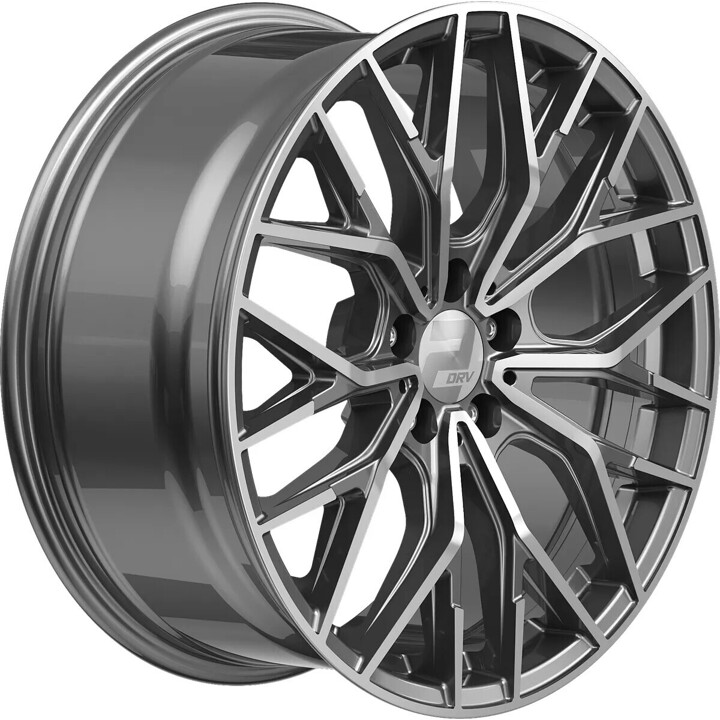 2DRV - WH37 daytona grau hochglanzpoliert 8x18 ET30 - LK5/112 ML66.6 | ROUGHBULL RACING