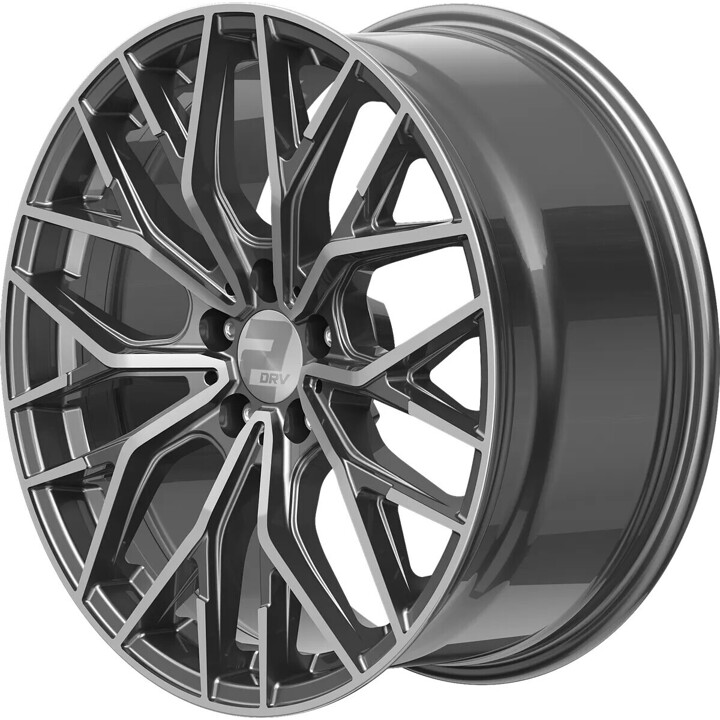 2DRV - WH37 daytona grau hochglanzpoliert 8x18 ET48 - LK5/112 ML66.6 | ROUGHBULL RACING