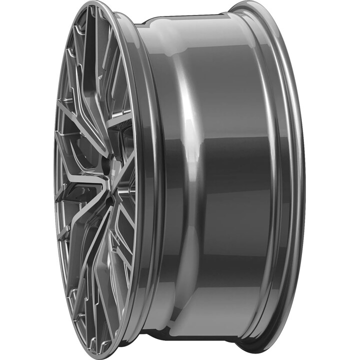 2DRV - WH37 daytona grau hochglanzpoliert 8x18 ET48 - LK5/112 ML66.6 | ROUGHBULL RACING