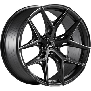 Barracuda - Razzer mattblack PureSports gefräst 8.5x19 ET43 - LK5/114.3 ML73.1 | ROUGHBULL RACING