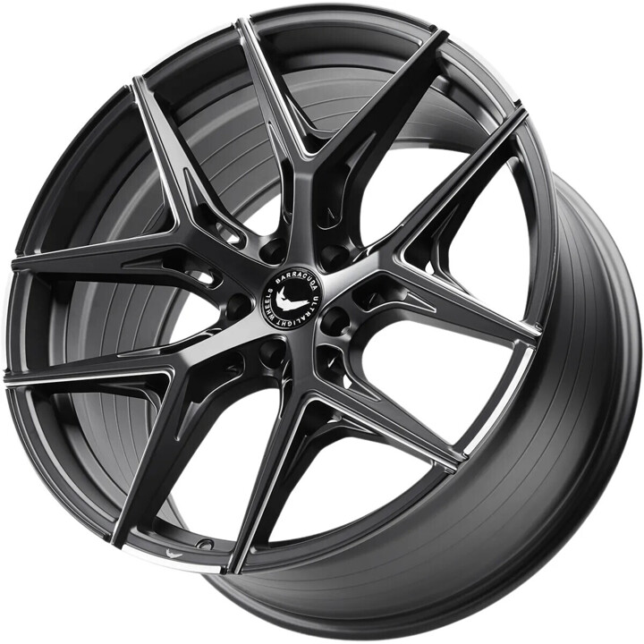 Barracuda - Razzer mattblack PureSports gefräst 10.5x22 ET40 - LK5/120 ML74.1 | ROUGHBULL RACING