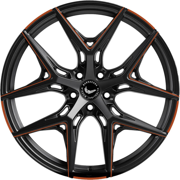 Barracuda - Razzer mattblack copper PureSports gefräst 10x20 ET15 - LK5/112 ML73.1 | ROUGHBULL RACING