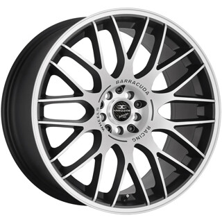 Barracuda - Karizzma mattblack-polished 7.5x17 ET38 - LK4/108 ML73.1 | ROUGHBULL RACING