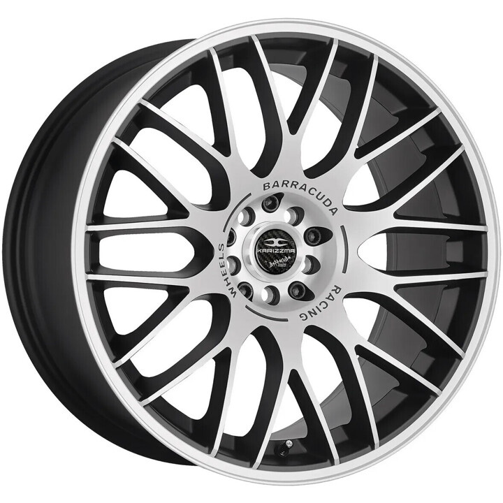 Barracuda - Karizzma mattblack-polished 7.5x17 ET35 - LK4/100 ML73.1 | ROUGHBULL RACING