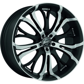 Barracuda - Tzunamee mattblack-polished 7.5x17 ET38 - LK4/108 ML73.1 | ROUGHBULL RACING