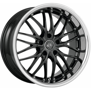 Barracuda - Voltec T6 SUV higloss black inox lip - DS3 9x20 ET42 - LK5/120 ML65.1 | ROUGHBULL RACING