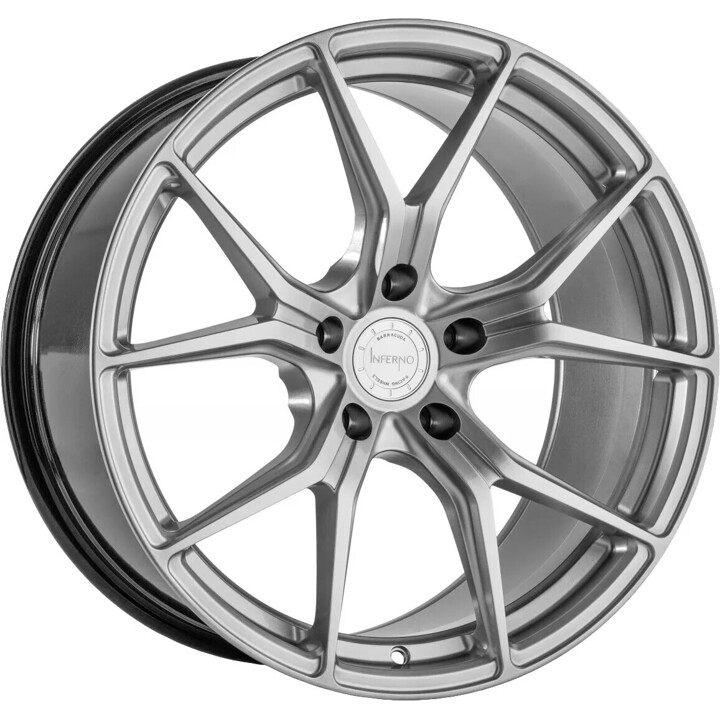 Barracuda - Inferno silver 10x20 ET30 - LK5/112 ML73.1 | ROUGHBULL RACING