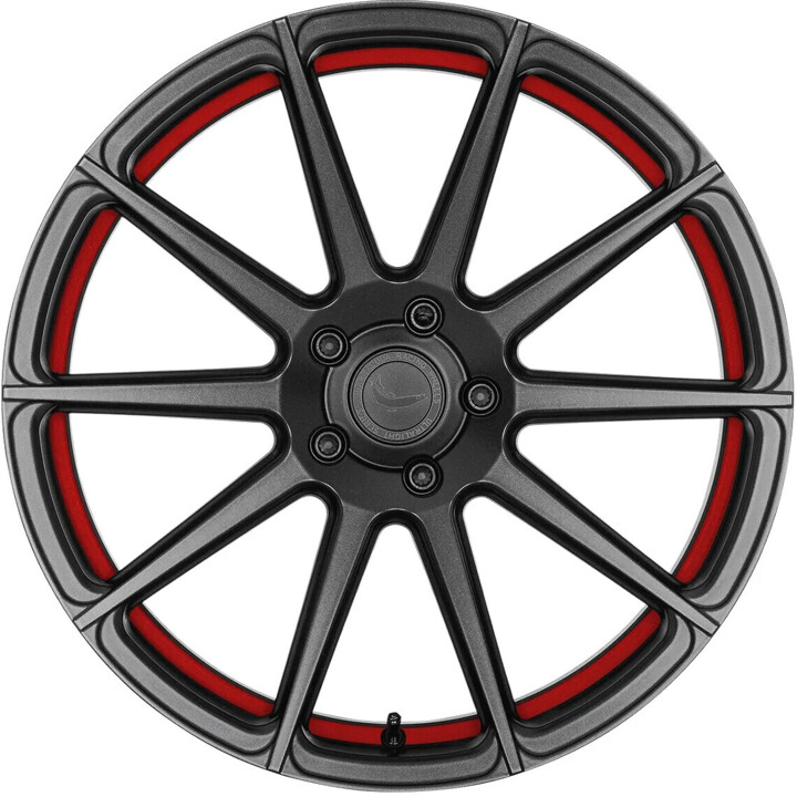 Barracuda - Project 2.0 mattgunmetal / Undercut Color Trim rot 9x20 ET35 - LK5/120 ML72.6 | ROUGHBULL RACING