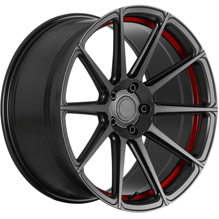 Barracuda - Project 2.0 mattgunmetal / Undercut Color Trim rot 8.5x19 ET42 - LK5/120 ML72.6 | ROUGHBULL RACING