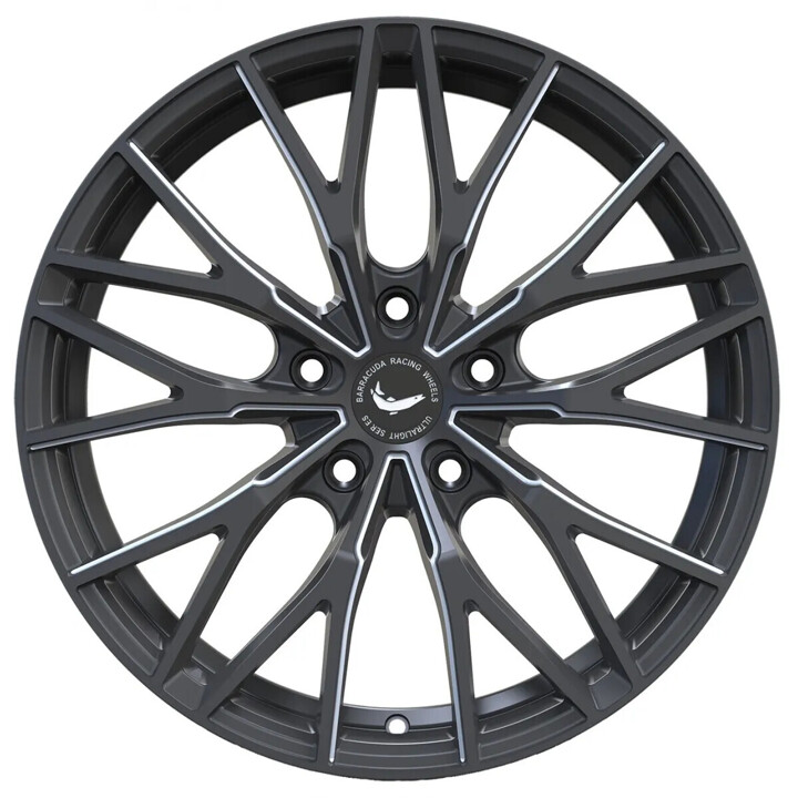 Barracuda - Project 3.0 mattblack PureSports gefräst 8.5x19 ET23 - LK5/112 ML73.1 | ROUGHBULL RACING