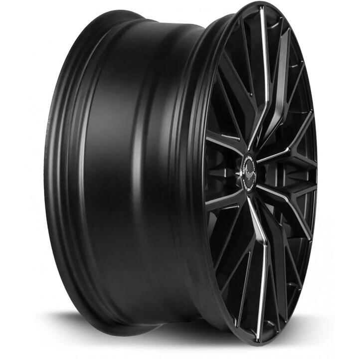 Barracuda - Project 3.0 mattblack PureSports gefräst 8.5x20 ET43 - LK5/112 ML73.1 | ROUGHBULL RACING