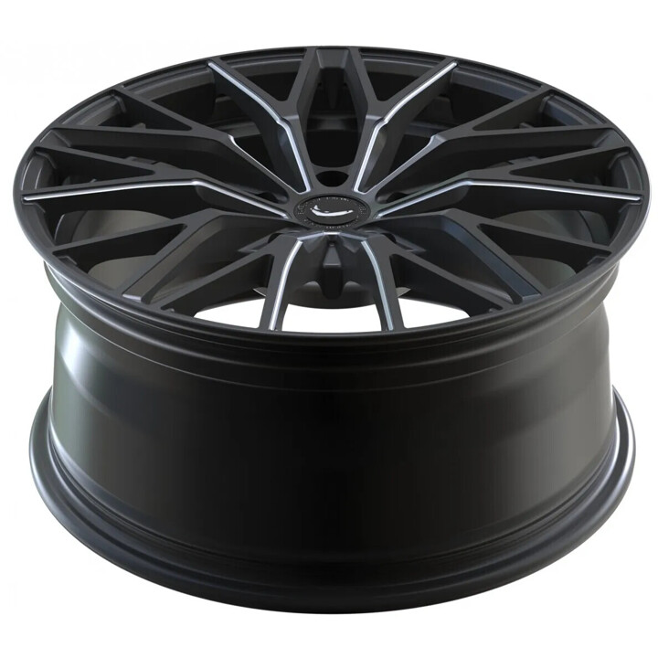 Barracuda - Project 3.0 mattblack PureSports gefräst 8.5x20 ET43 - LK5/112 ML73.1 | ROUGHBULL RACING
