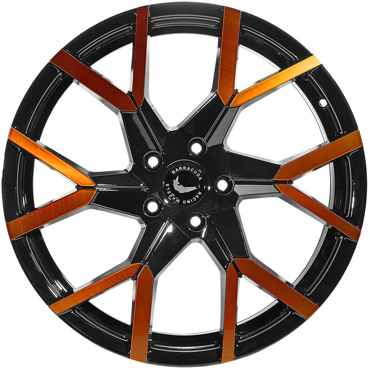 Barracuda - Tzunamee EVO black gloss flashorange 9x20 ET40 - LK5/114.3 ML73.1 | ROUGHBULL RACING