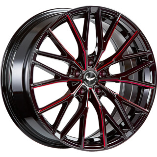 Barracuda - Project 3.0 black gloss flashred 8.5x20 ET40 - LK5/114.3 ML73.1 | ROUGHBULL RACING