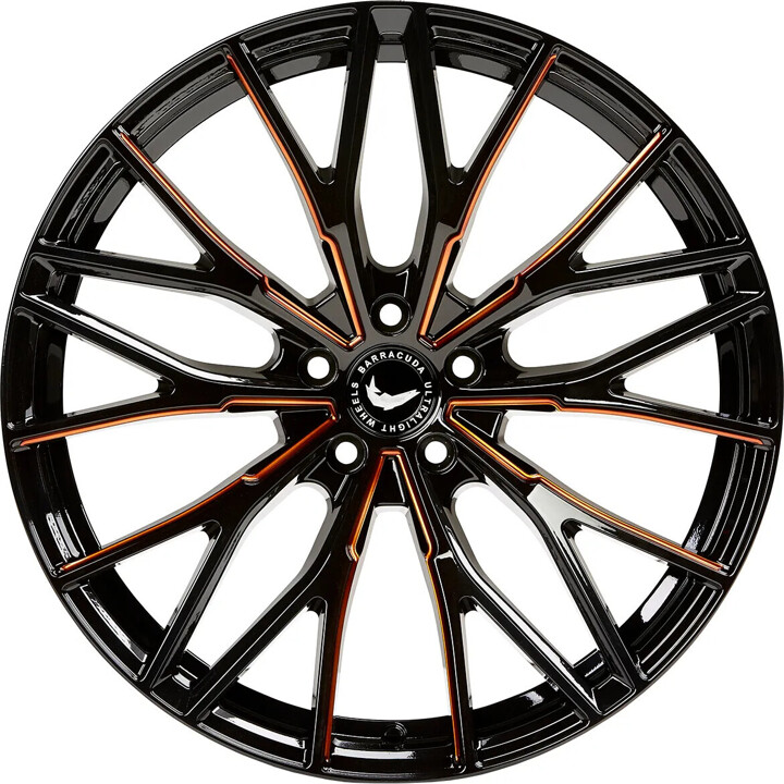 Barracuda - Project 3.0 black gloss flashcopper 8.5x20 ET40 - LK5/108 ML73.1 | ROUGHBULL RACING