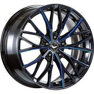 Barracuda - Project 3.0 black gloss flashblue 10x20 ET43 - LK5/112 ML73.1 | ROUGHBULL RACING