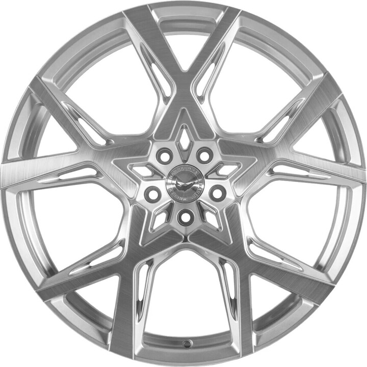 Barracuda - Project X silver-brushed-surface 10x22 ET40 - LK5/114.3 ML73.1 | ROUGHBULL RACING