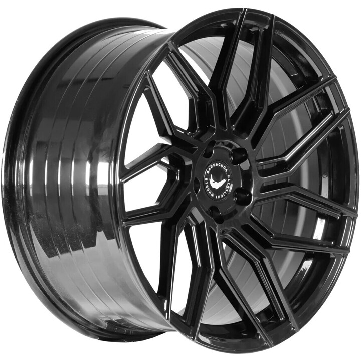 Barracuda - Dragoon higloss-black 8.5x20 ET38 - LK5/112 ML73.1 | ROUGHBULL RACING