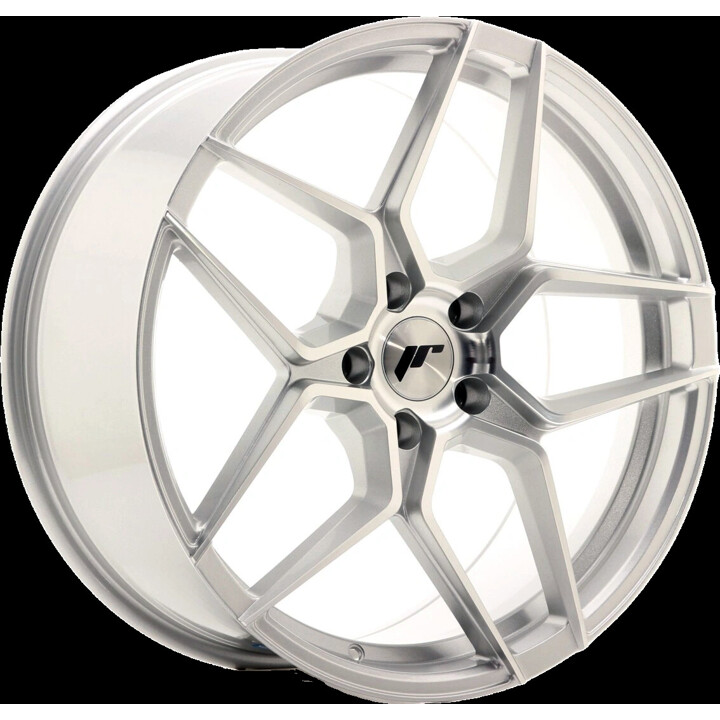 Japan Racing Wheels - JR34 silver machined face 8.5x19 ET35 - LK5/120 ML72.6 | ROUGHBULL RACING