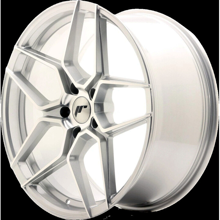 Japan Racing Wheels - JR34 silver machined face 8x18 ET35 - LK5/120 ML72.6 | ROUGHBULL RACING