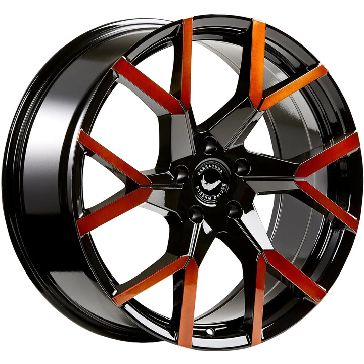 Barracuda - Tzunamee EVO black gloss flashcopper 8x18 ET43 - LK5/100 ML73.1 | ROUGHBULL RACING