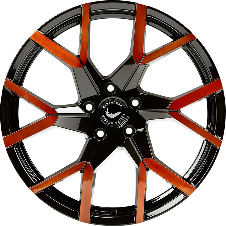 Barracuda - Tzunamee EVO black gloss flashcopper 8x18 ET43 - LK5/112 ML73.1 | ROUGHBULL RACING