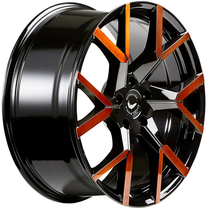 Barracuda - Tzunamee EVO black gloss flashcopper 8x18 ET33 - LK5/100 ML73.1 | ROUGHBULL RACING