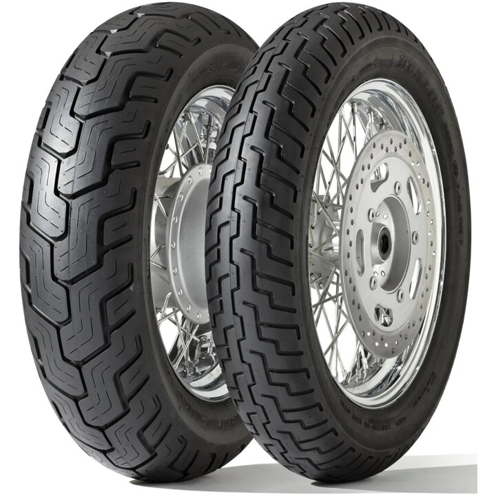 Dunlop - D404 DOT22 - 130/70R18 63 H | ROUGHBULL RACING