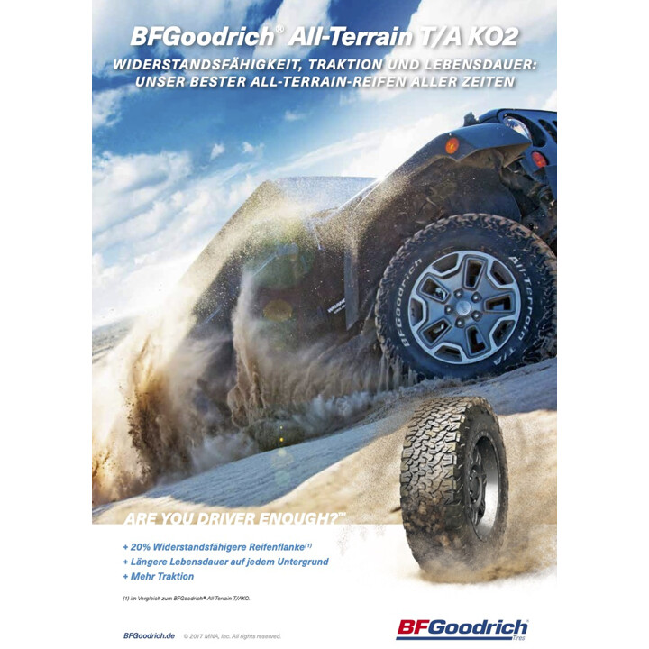 BF Goodrich - All-Terrain TA KO2 3PMSF M+S RWL - 255/70R16 120 S | ROUGHBULL RACING