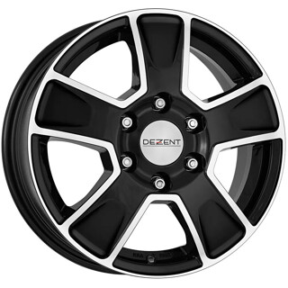 Dezent - Van black polished 6.5x16 ET52 - LK5/112 ML66.6 | ROUGHBULL RACING