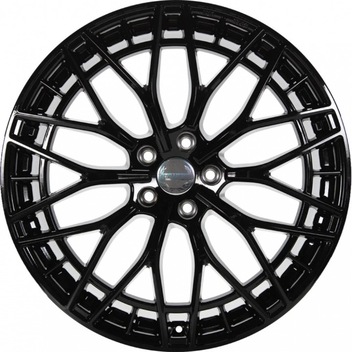 1000 Miglia - Aero Power gloss black polished 8x18 ET30 - LK5/112 ML66.5