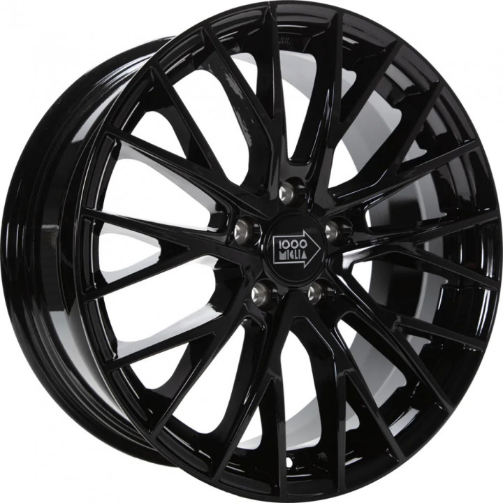 1000 Miglia - MM1009 gloss black 8x18 ET40 - LK5/108 ML72.2