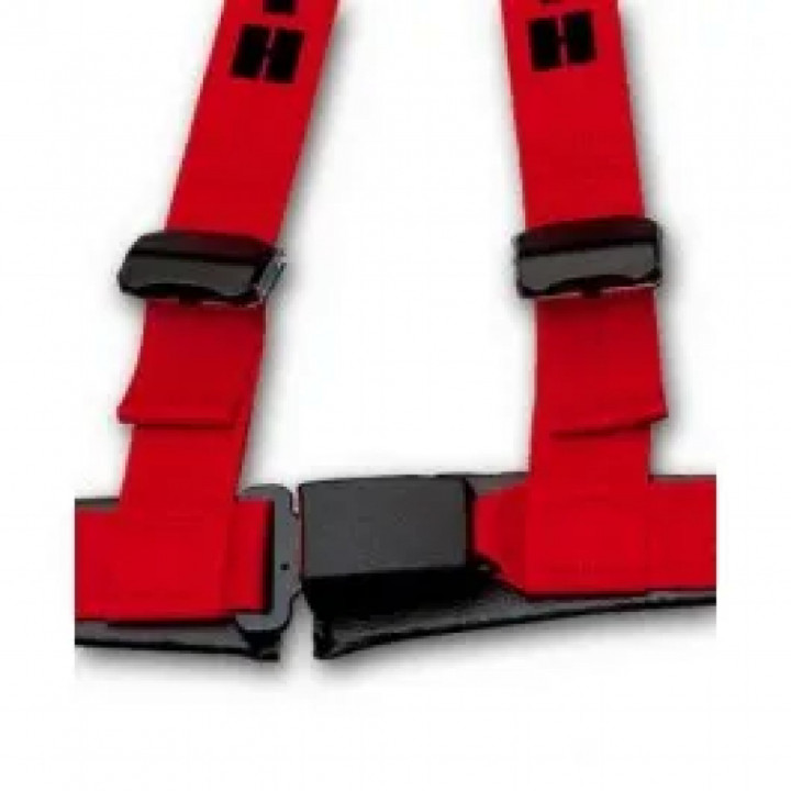 Schroth - Rallye 3 asm rot mit schwarzem Flock links