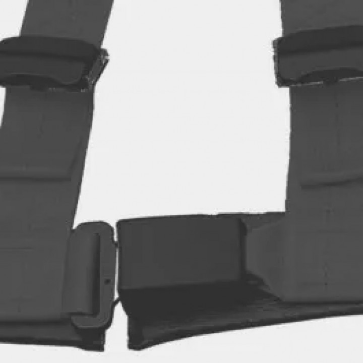 Schroth - Rallye 3 asm schwarz mit schwarzem Flock links