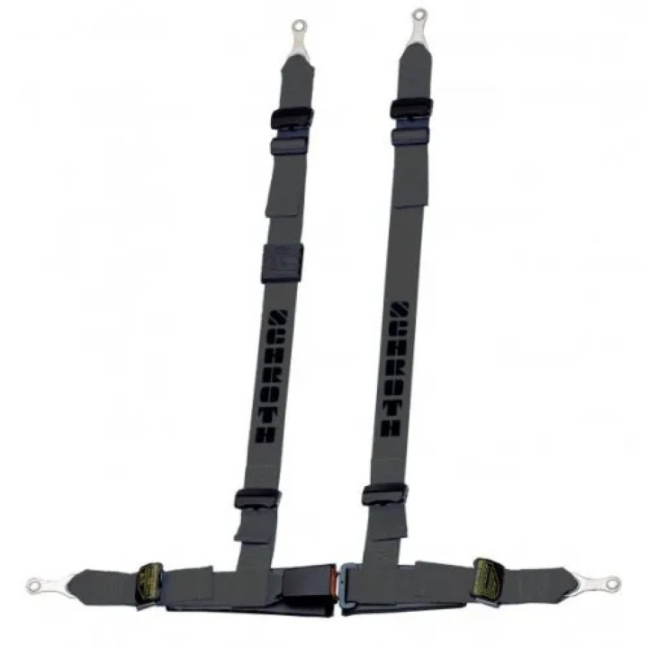 Schroth - Rallye Cross asm schwarz mit schwarzem Flock links