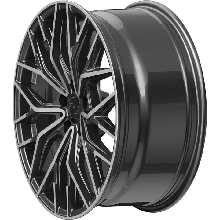 2DRV - WH37 dark gunmetal poliert 8x18 ET48 - LK5/112 ML66.6 | ROUGHBULL RACING