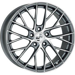 Mak - Monaco gun metallic mirror 8.5x19 ET52 - LK5/130 ML71.6 | ROUGHBULL RACING